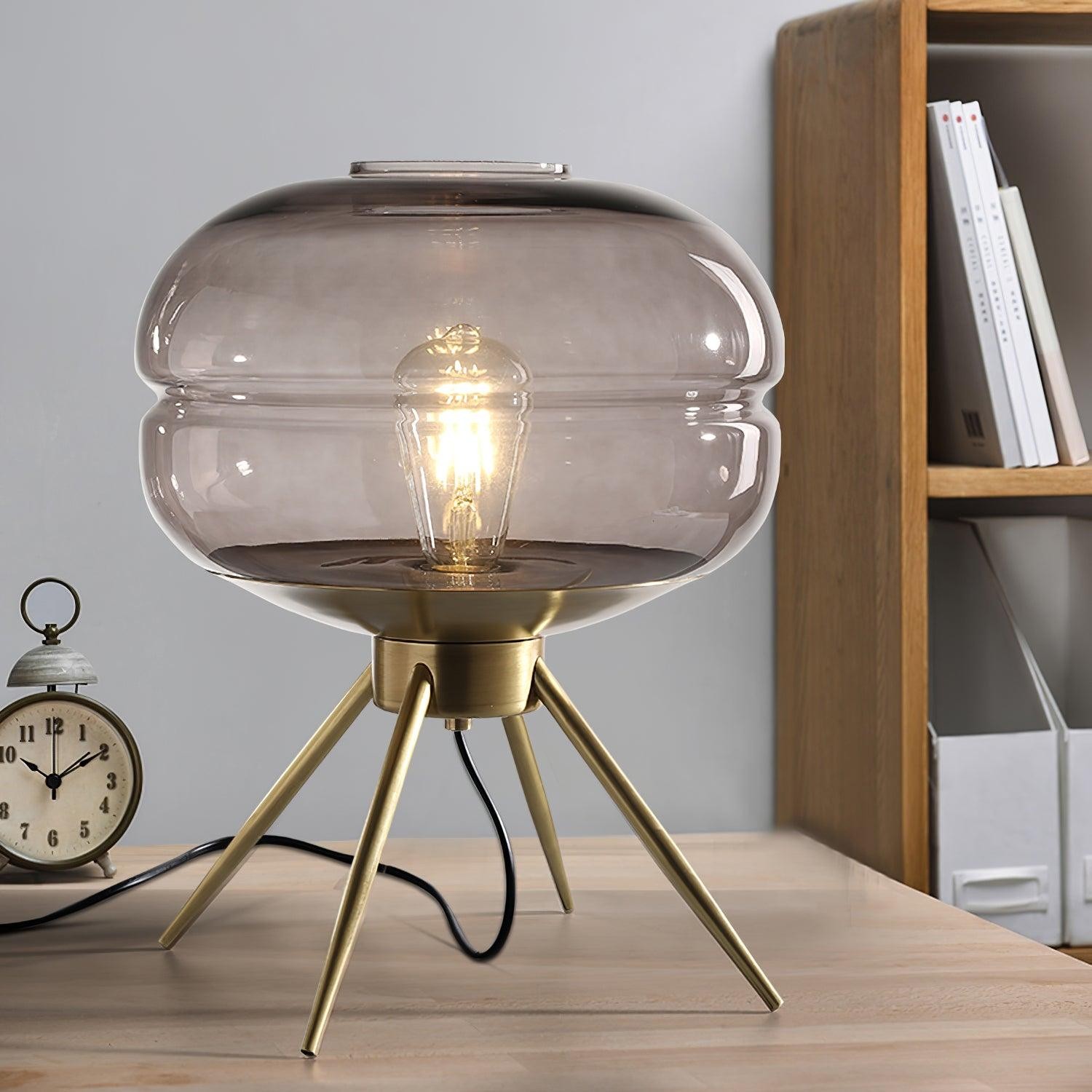 Luxury Personality Colored Glass Cover Tall Table Lamp M132