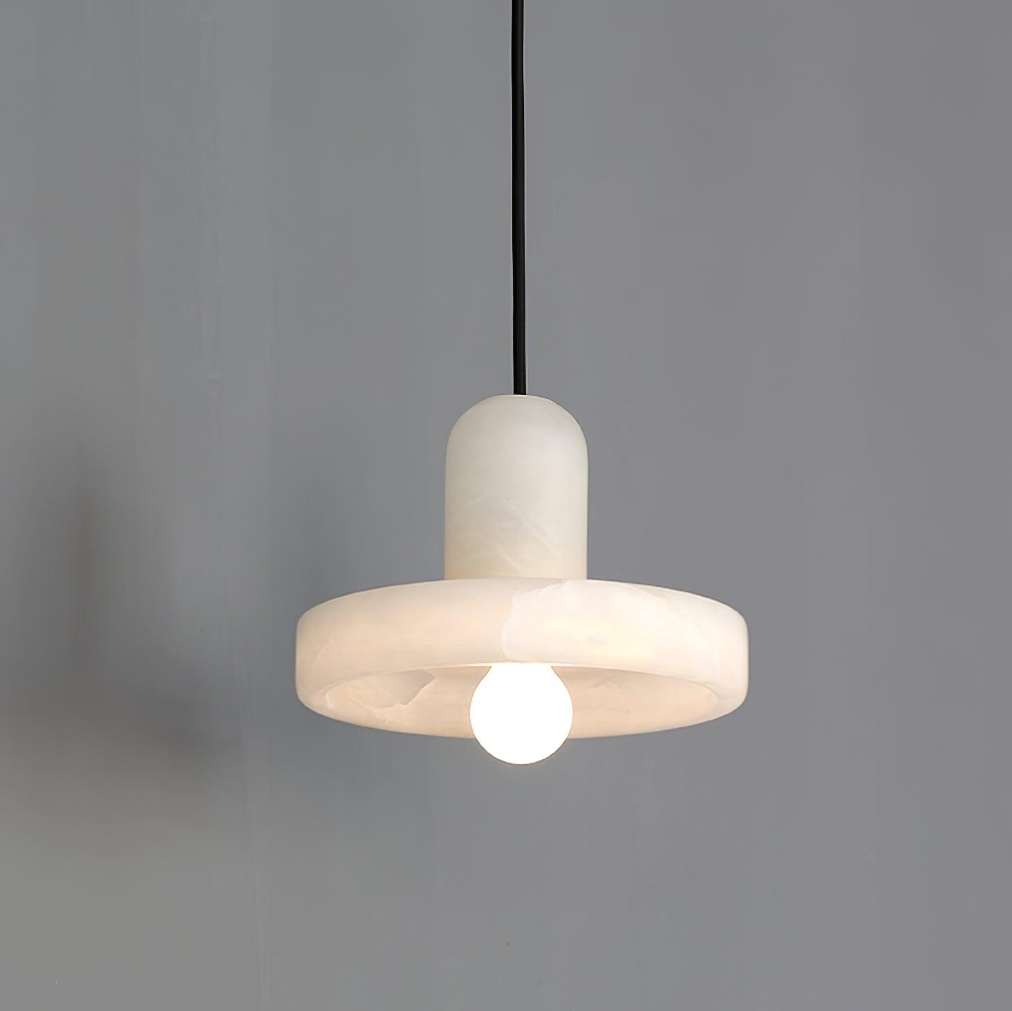Elegant Creative White Alabaster Pendant Light G10