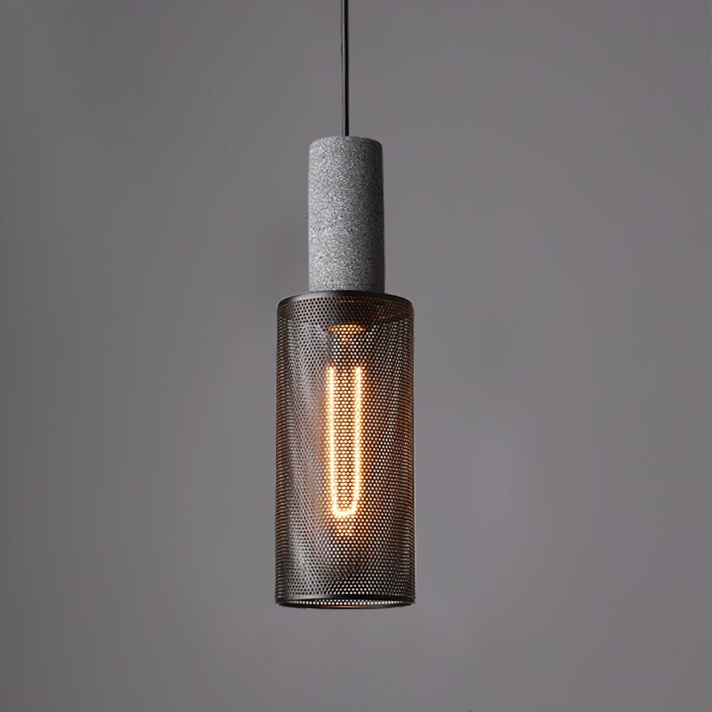 Cement Mesh Pendant Light M566