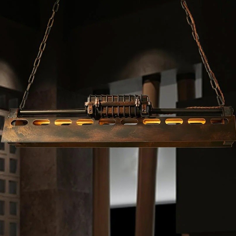 Vintage Industrial Loft Chandelier - Steampunk Style Lighting S222