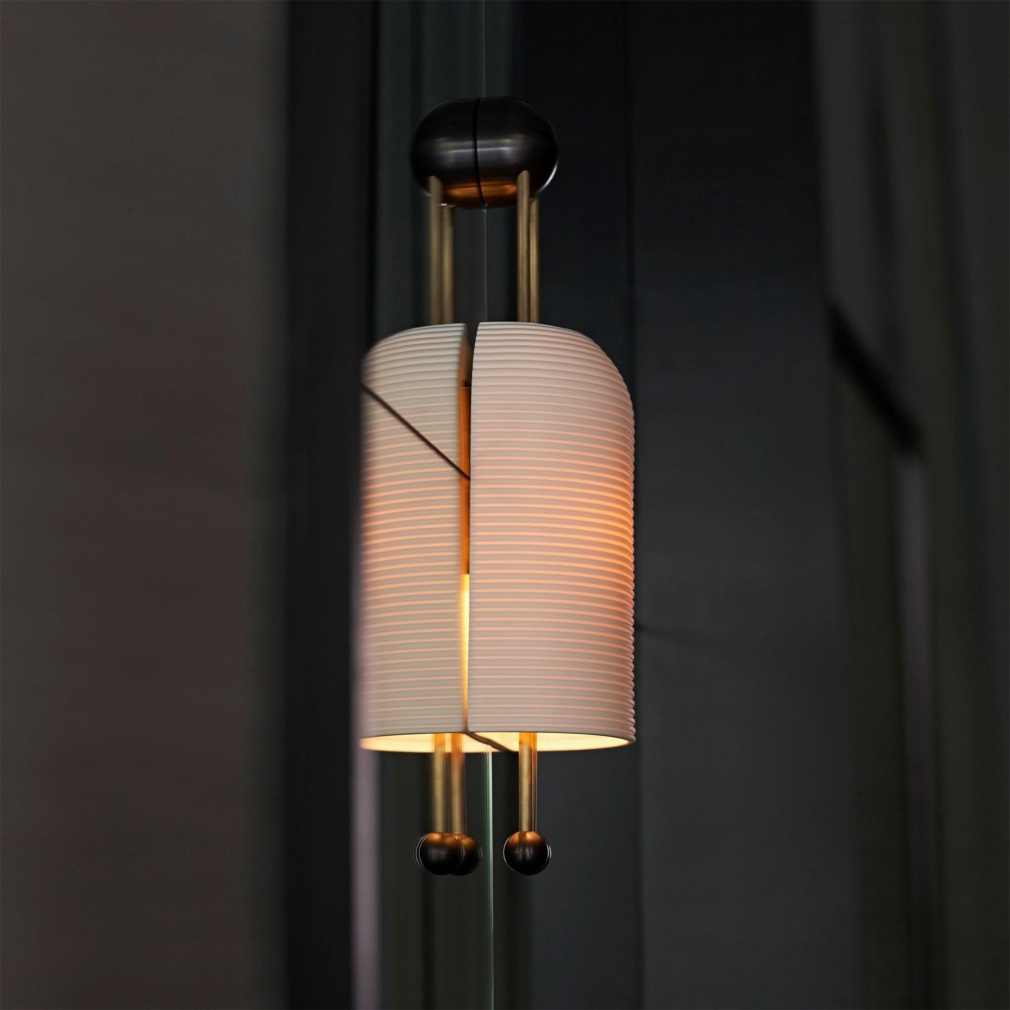 Lantern Glass Sconce T1702