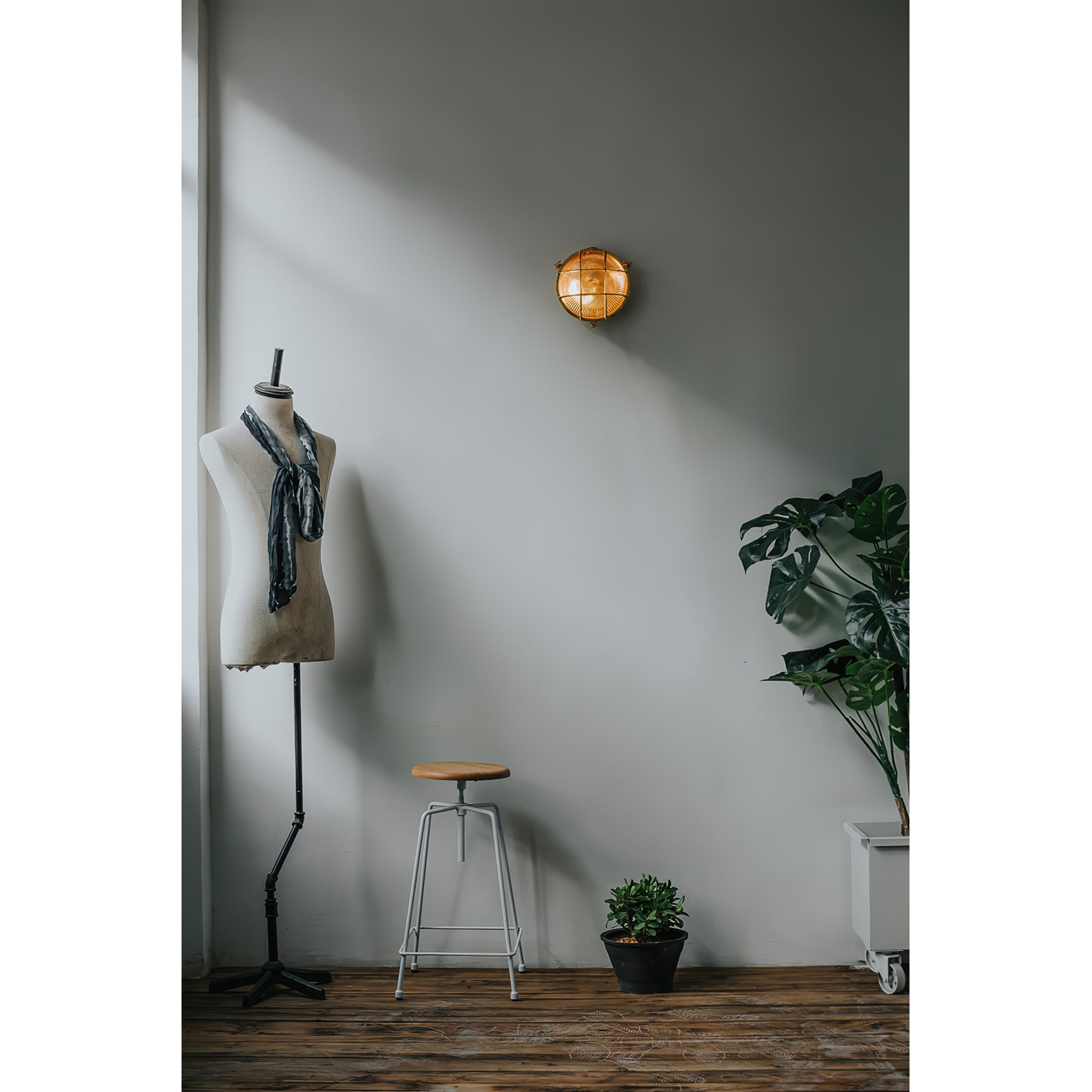 Fremantle Brass Bunker Sconce T1860