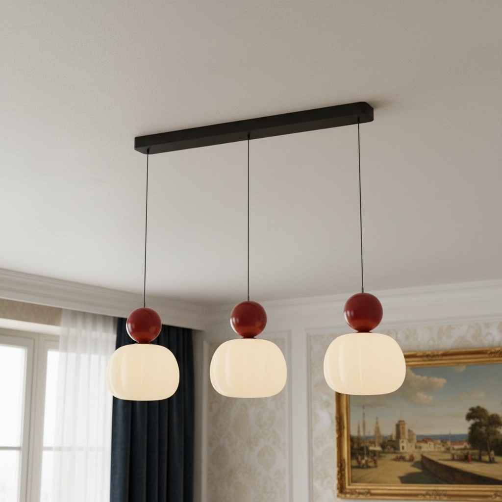 Ornavigo Modern Art Deco Pendant Light - Bauhaus Inspired Lighting for Kitchen Island T571