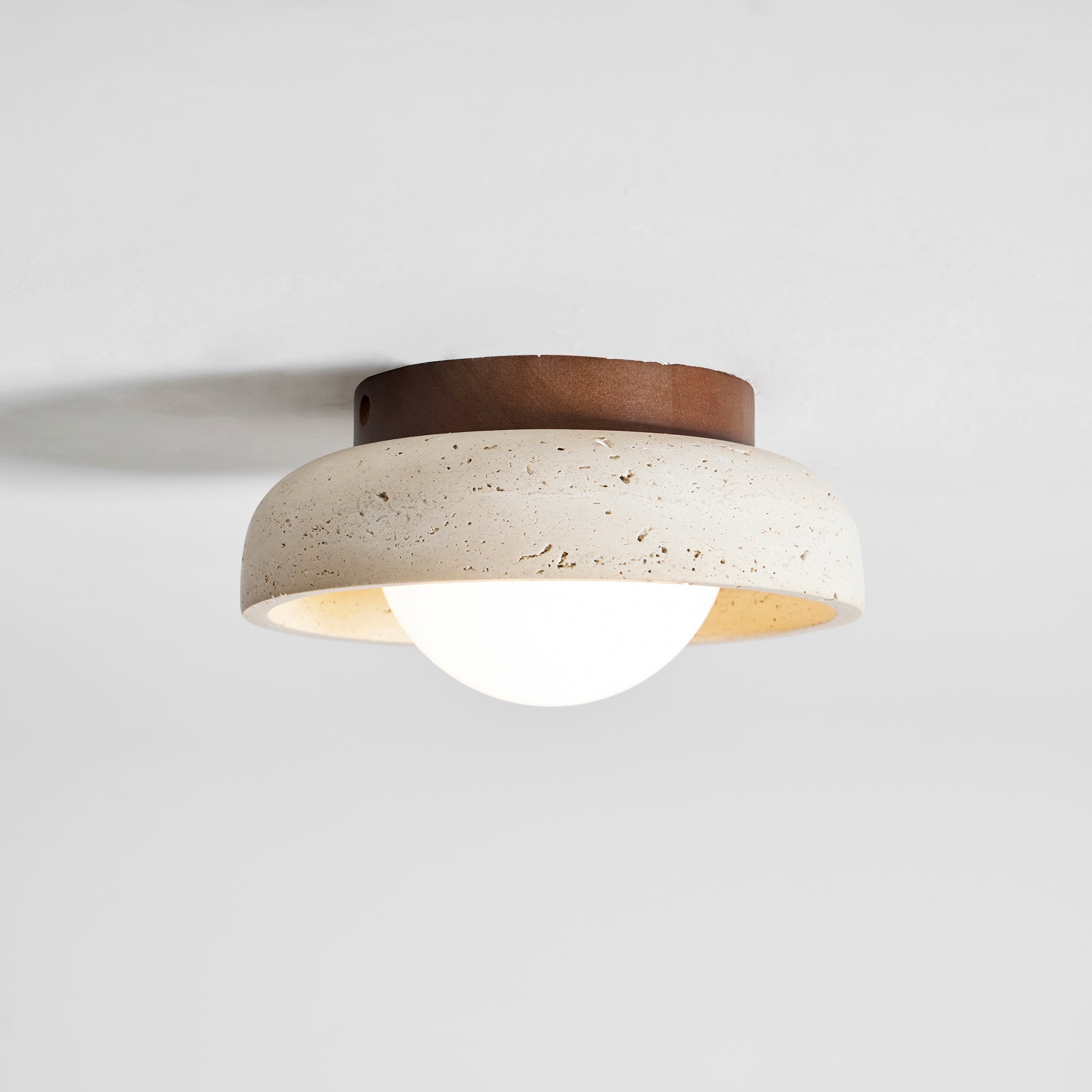 Piedra Travertine Ceiling Lamp T1906