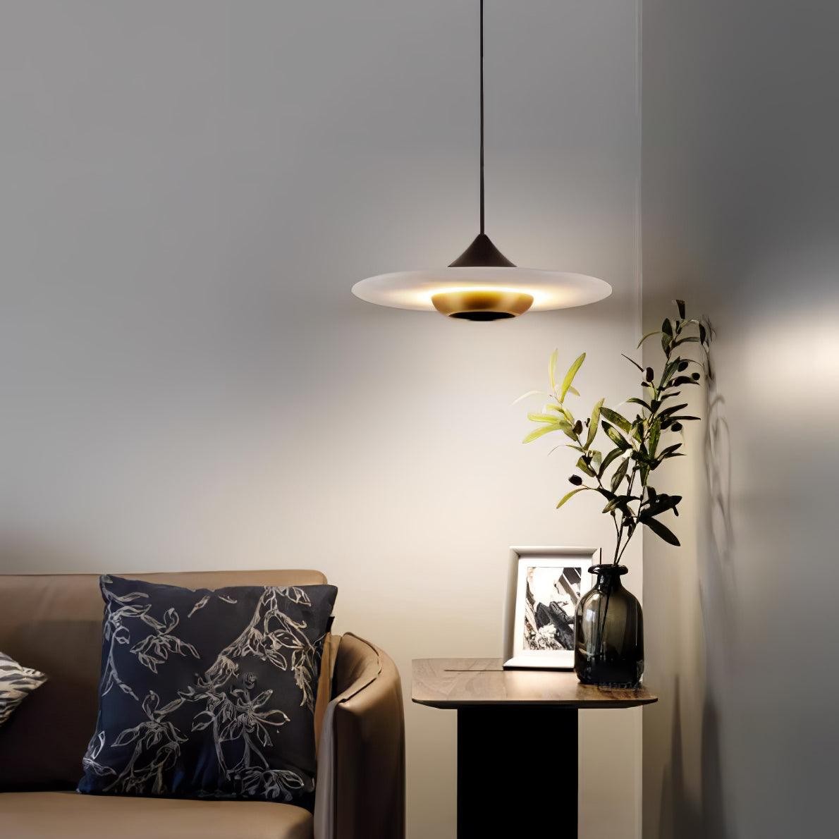 Flying Saucer Marble Pendant Lamp M455