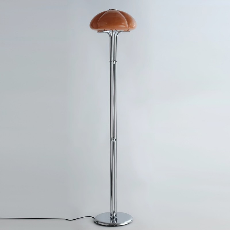 Pumpkin Glass Floor Lamp M176