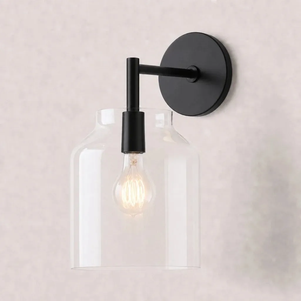 Hanton Minimalist Cylindrical Wall Sconce - Modern Lighting for Vanity T173