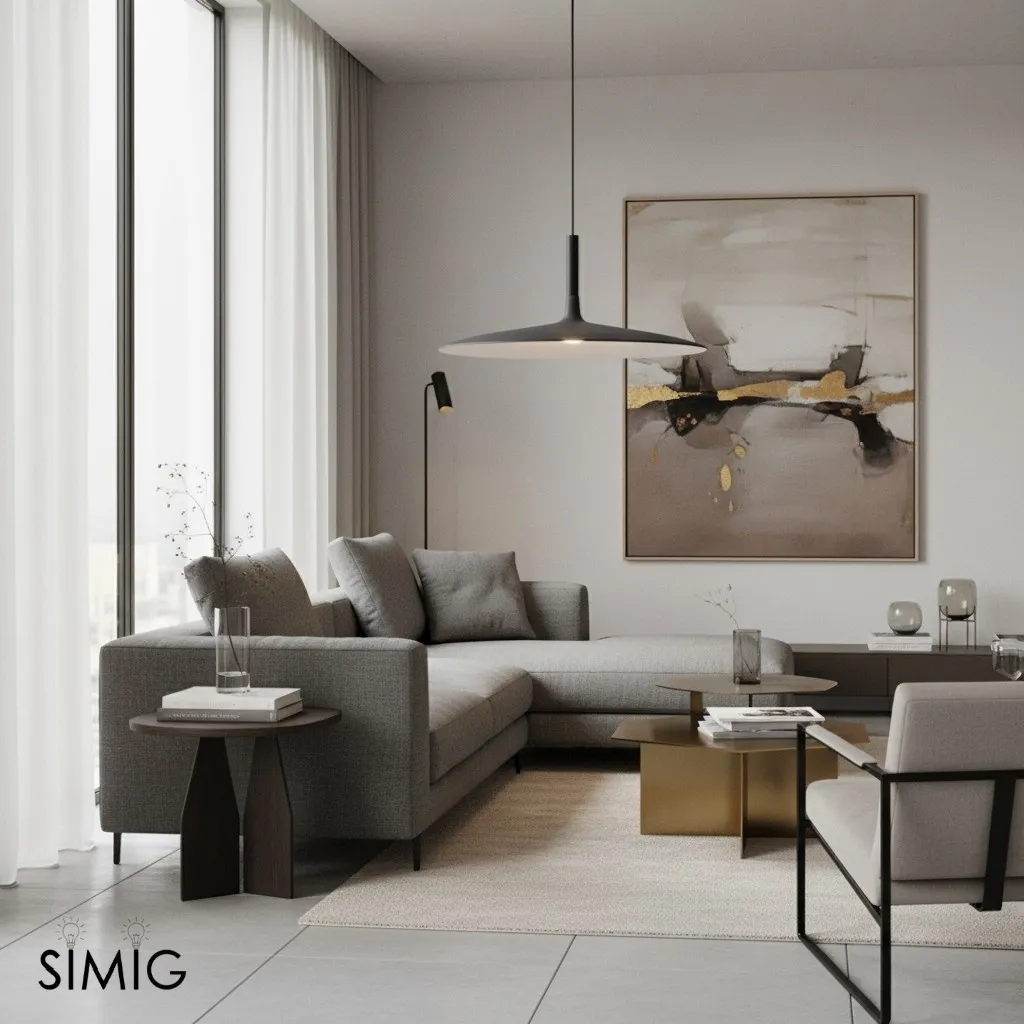 Alphomo Large Pendant Light - Scandinavian Design for Living Room