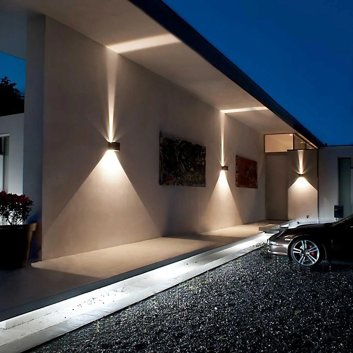 Aluminum Minimalist Style LED-6W Cube Wall Light For Bedroom