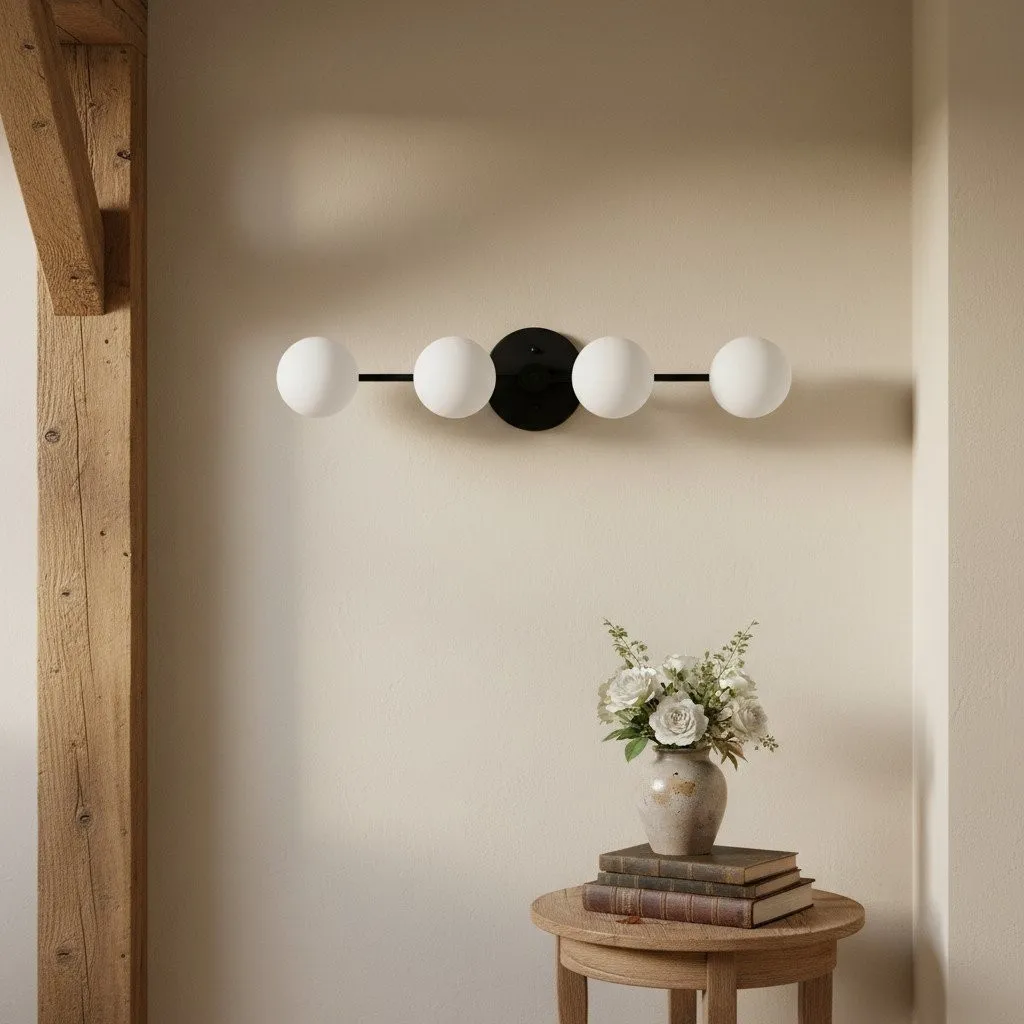 Glorica Glass Long Vanity Light - Modern Minimalist Wall Sconce Design T323