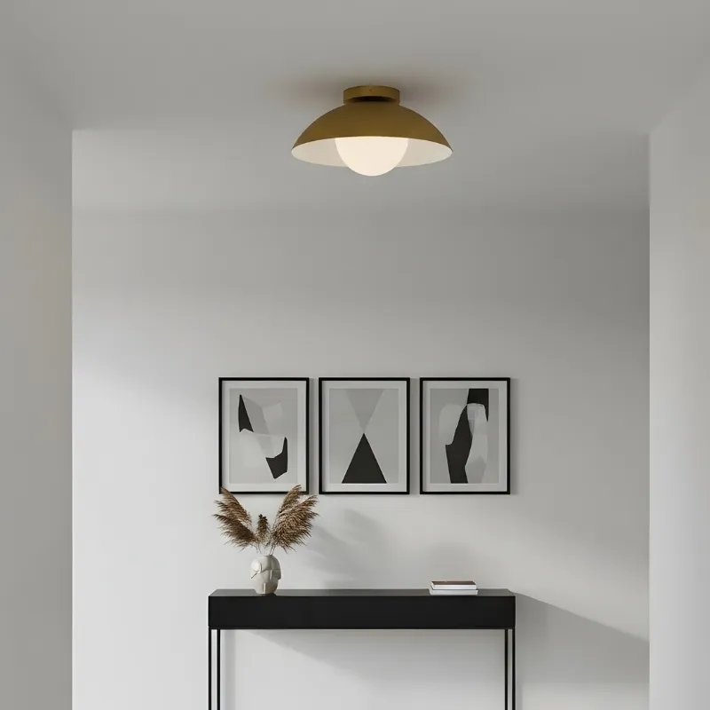 Orblia Minimal Flush Mount Light Fixture - Modern Aesthetic for Home Interiors T1104