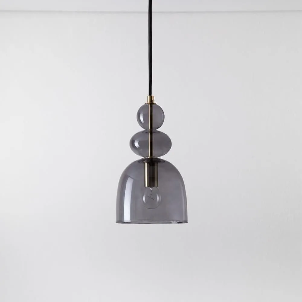 Contemporary Glass Lamp – Soft Glow for Modern Interiors S243