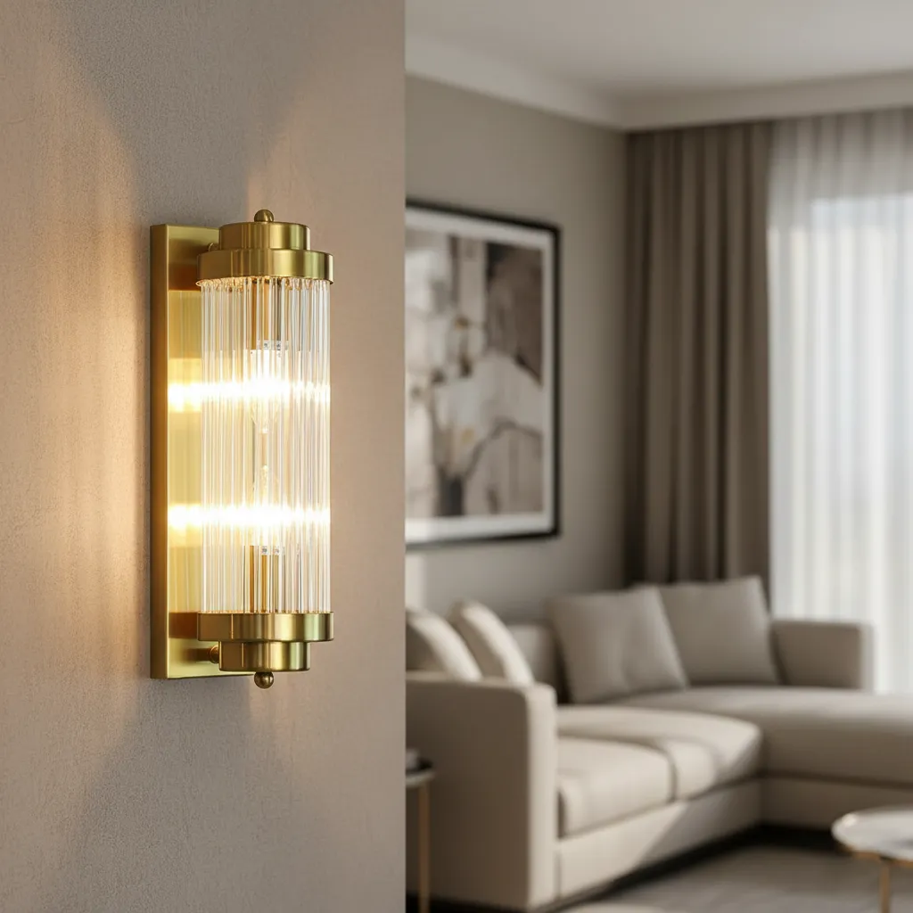 The Offset Pillar Wall Light T2016