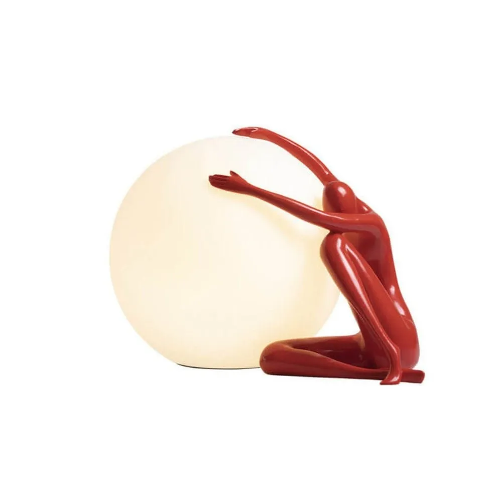 Humanoid Ball Holding Table Lamp M583