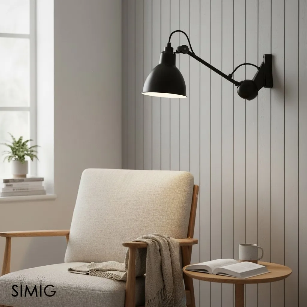 Nordic Rotatable Swing Arm Wall/Ceiling Light S112