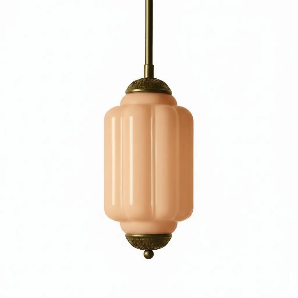 Eloise Vintage Glass Pendant Light - Elegant Pendant Lamp for Living Room G23
