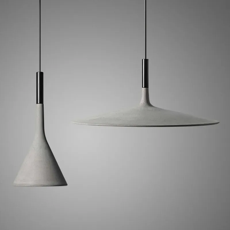 Alphomo Pendant Light - Minimal Concrete Pendant for Kitchen