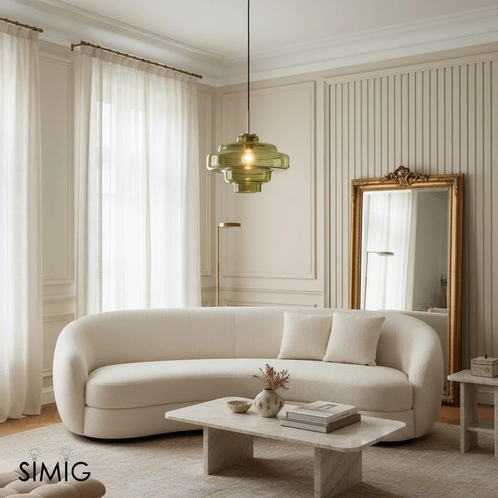 Koloro Multi-Layer Pendant Light - Vintage Metal and Glass for Living Room T277