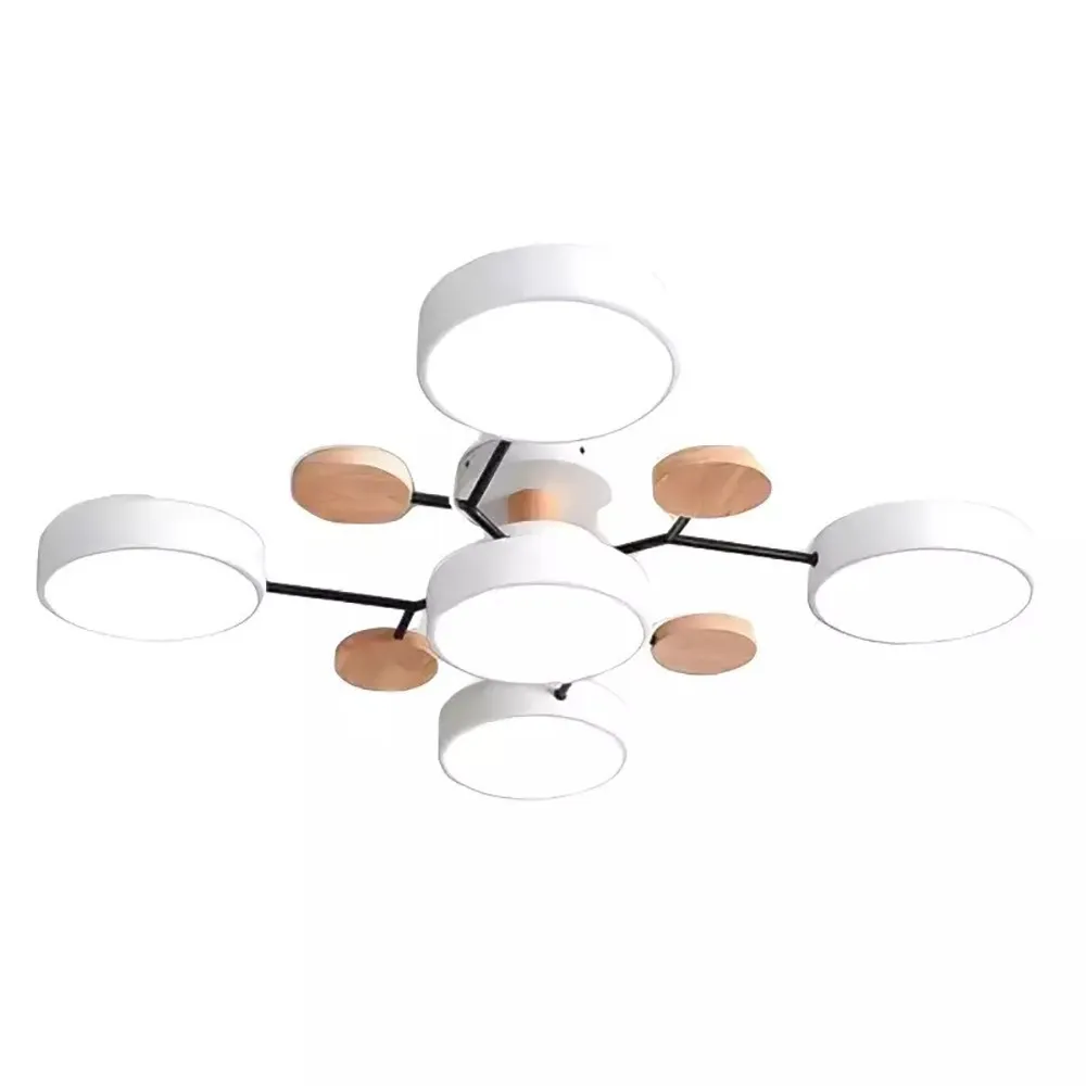 Nordic Branched Disc Metal Ceiling Lamp S117
