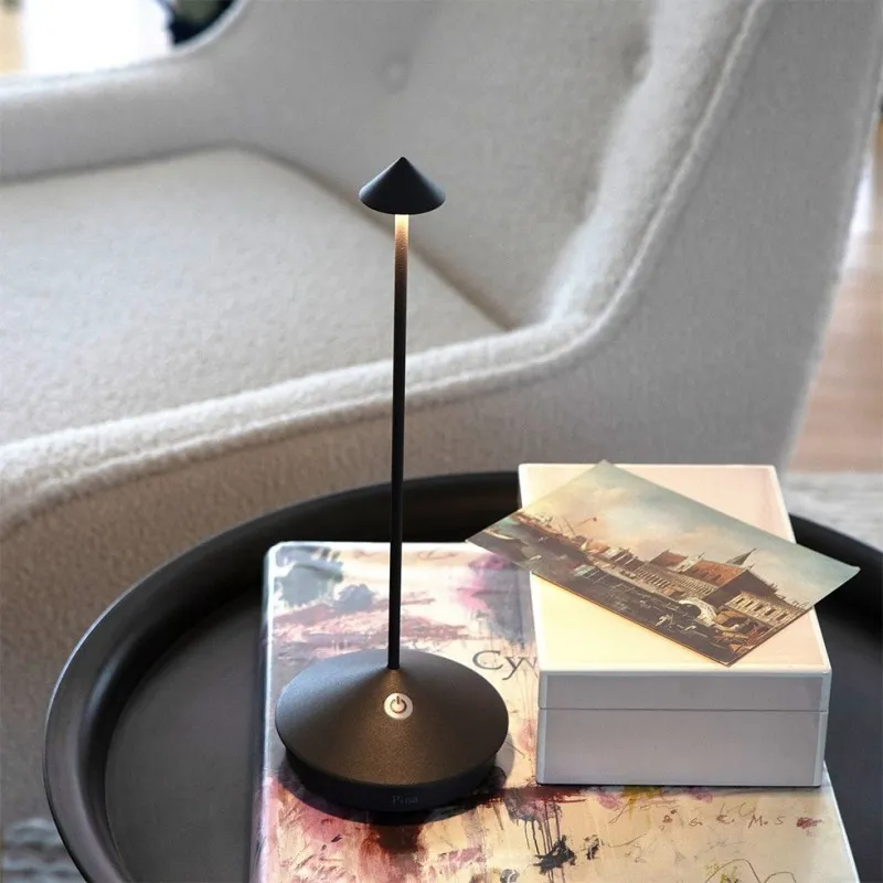 Glimma Rechargeable LED Table Lamp - Modern Portable Lamp for Living Room