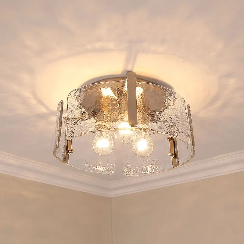 Nordic Light Luxury Flush Mount Ceiling Lamp for Living Room G27
