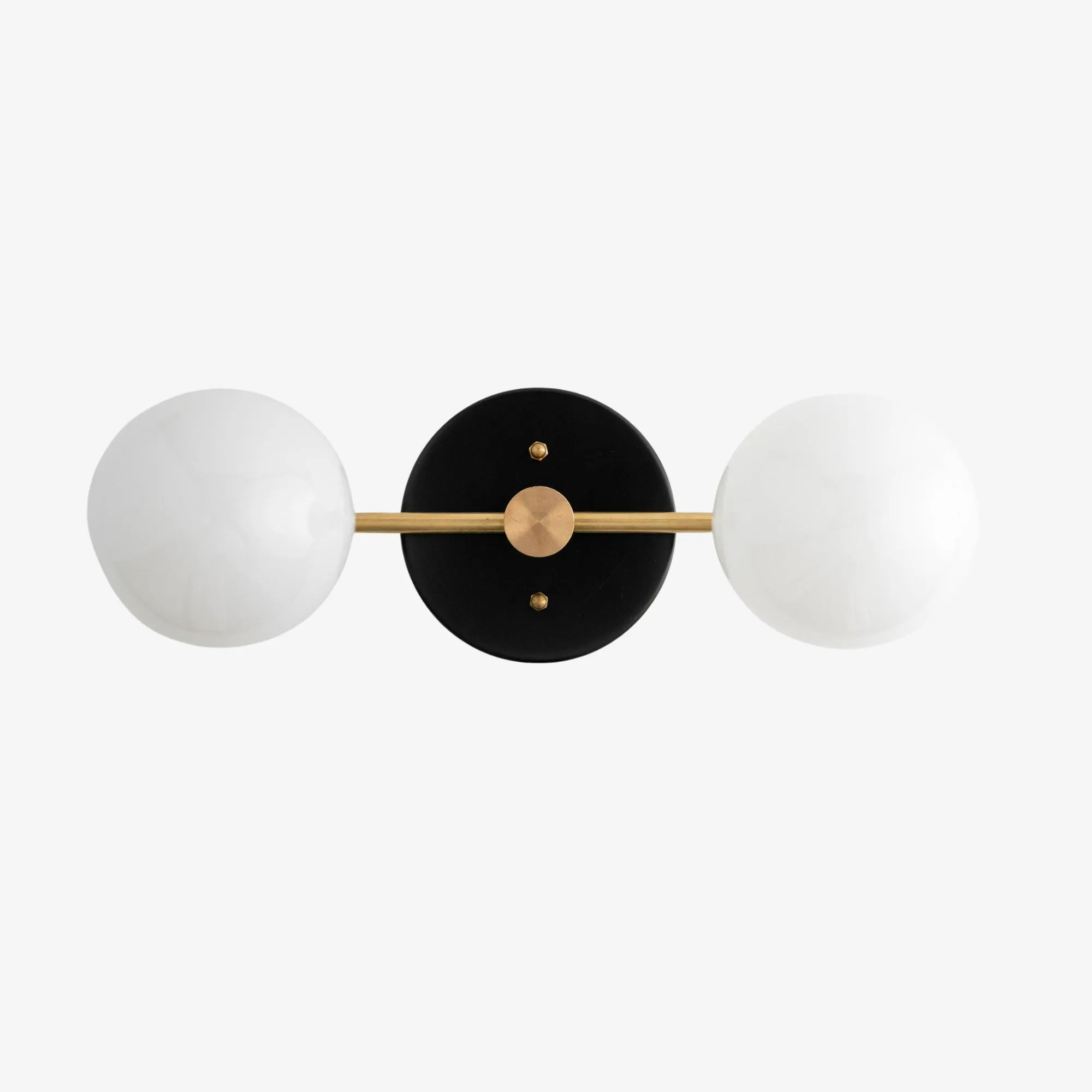 Glorica Glass Vanity Light - Modern Brass Wall Sconce for Bathroom Style T318