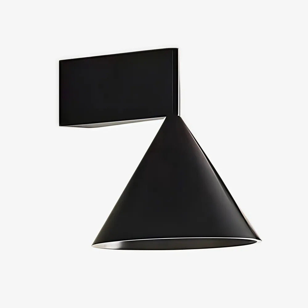 Metorq Sculptural Cone Wall Lamp - Minimal Wall Sconce for Entryway T1197