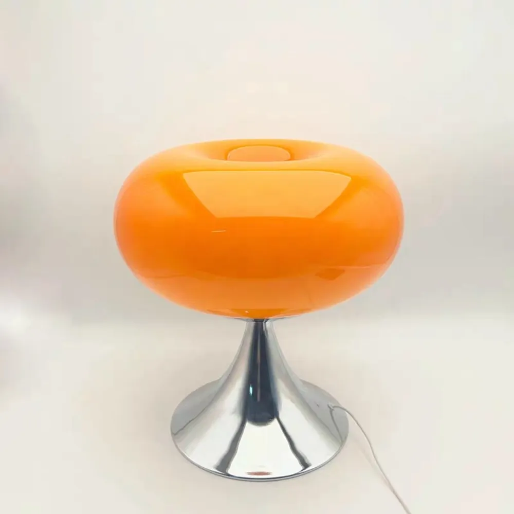 Lollora Bauhaus Apple Glass Table Lamp — Modern Desk & Bedside S171