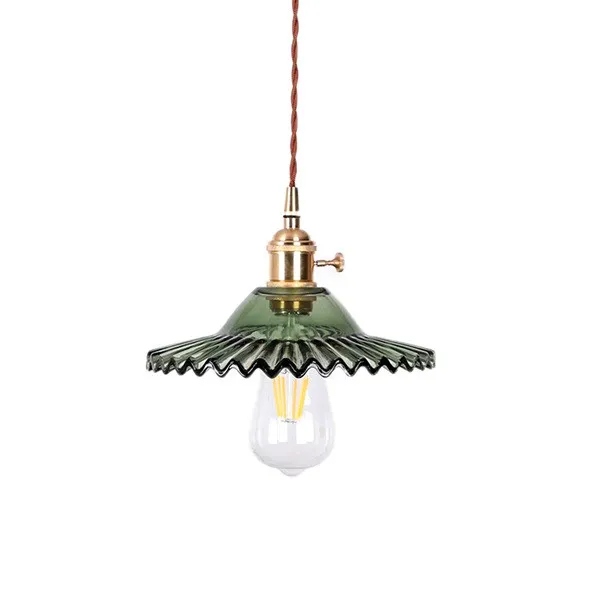 Exotic Vintage Glass Pendant Light