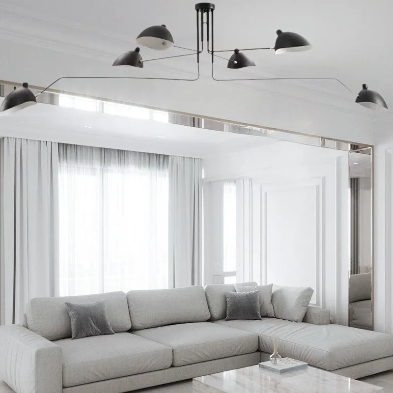 Arclume Arc Ceiling Lamp - Mid Century Multi Arm Light for Living Room