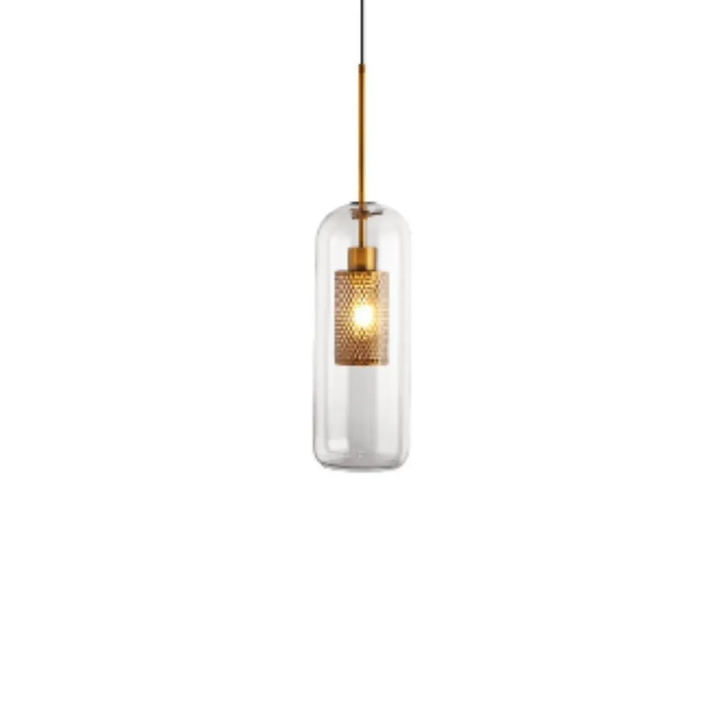 Modern Chiswick Glass Pendant Light Fixtures for Kitchen Dining Room
