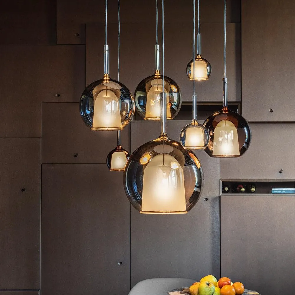 Glo Wine Glass Shaped Pendant Light S185