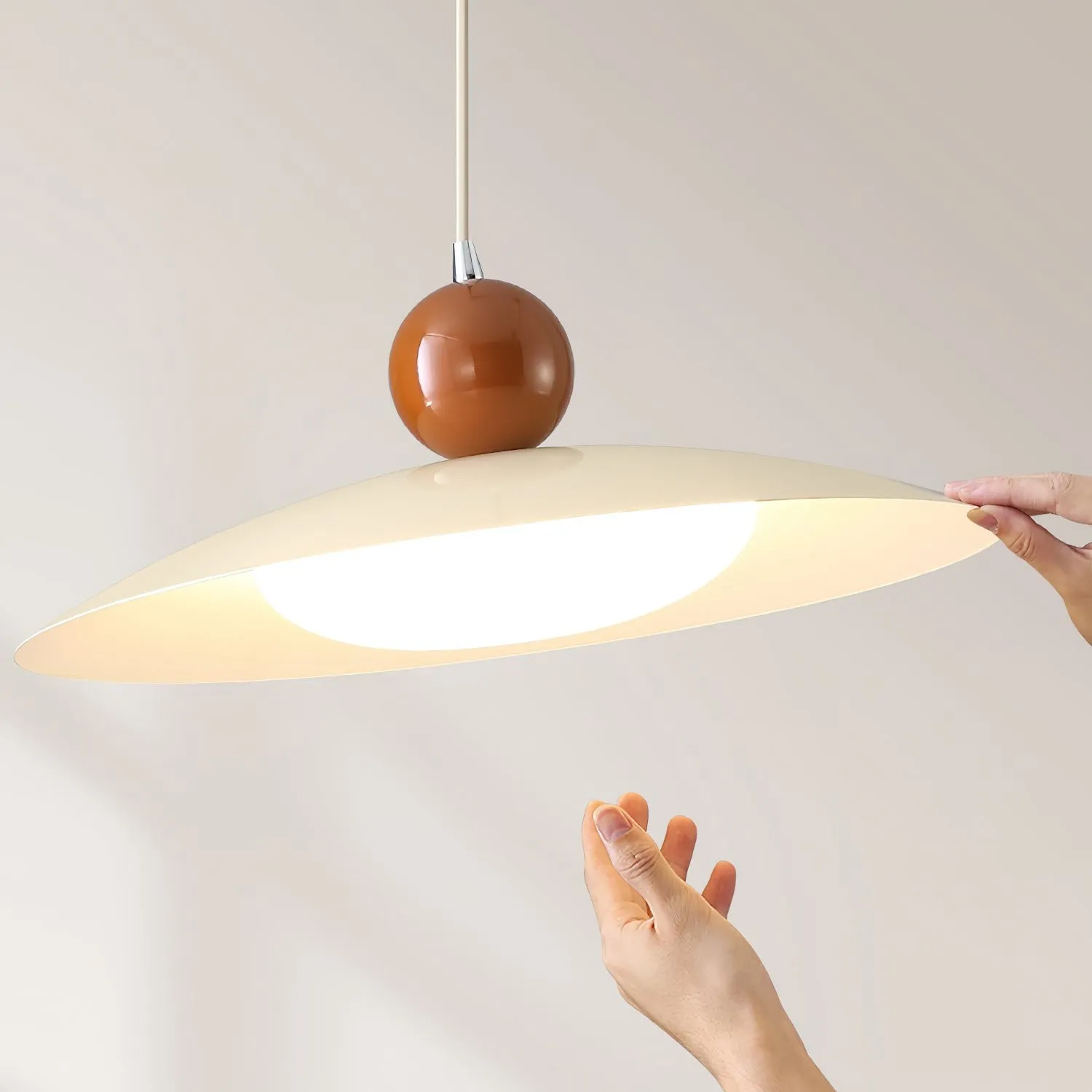 Nordic Flying Saucer Swing Arm Movable Pendant Light M111