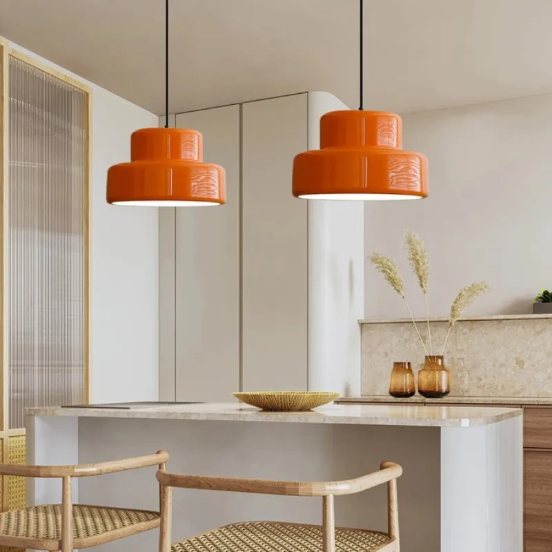 Round Pendant Light - Modern Metal for Kitchen S154