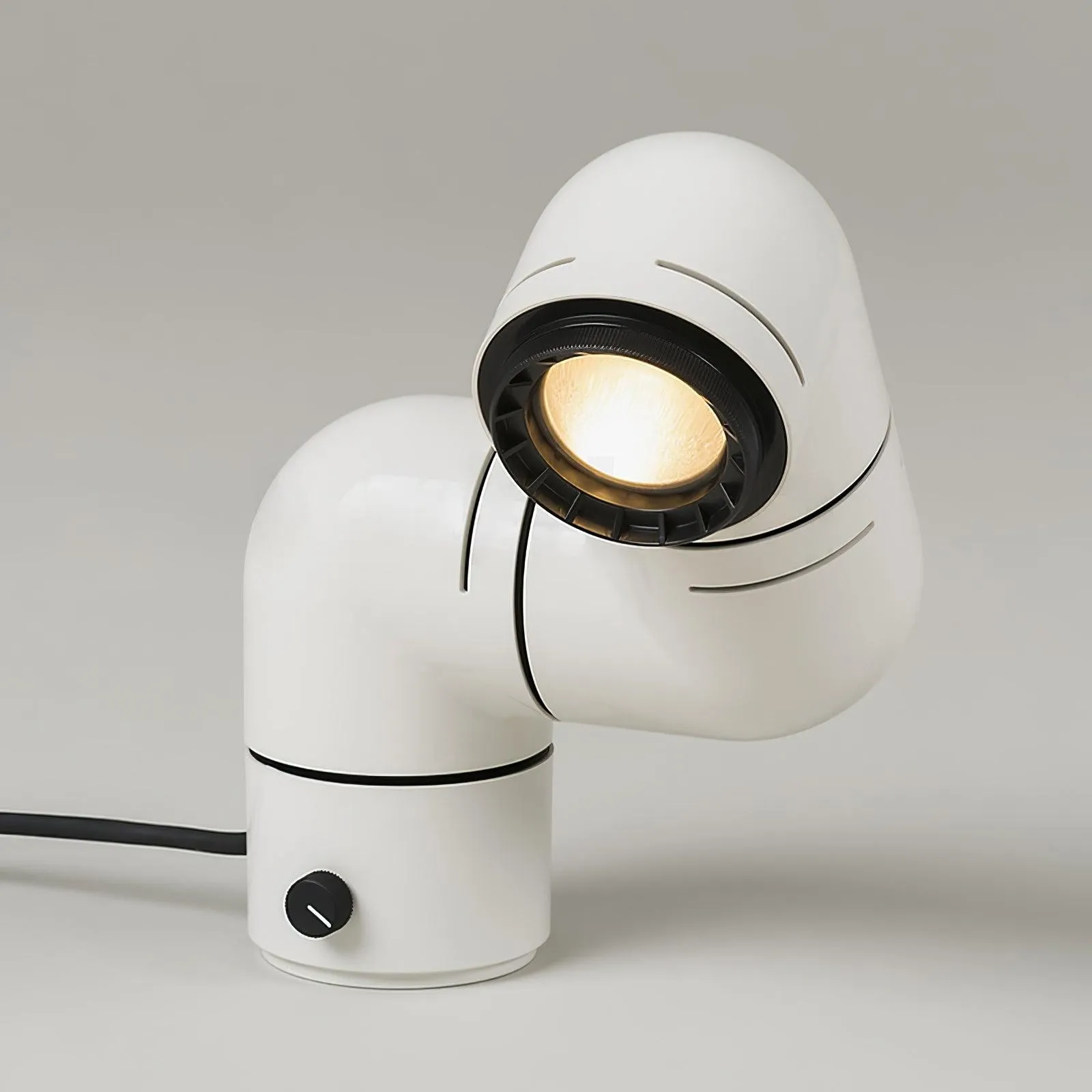 Red Tubular Table Lamp Suitable For Bedroom M504