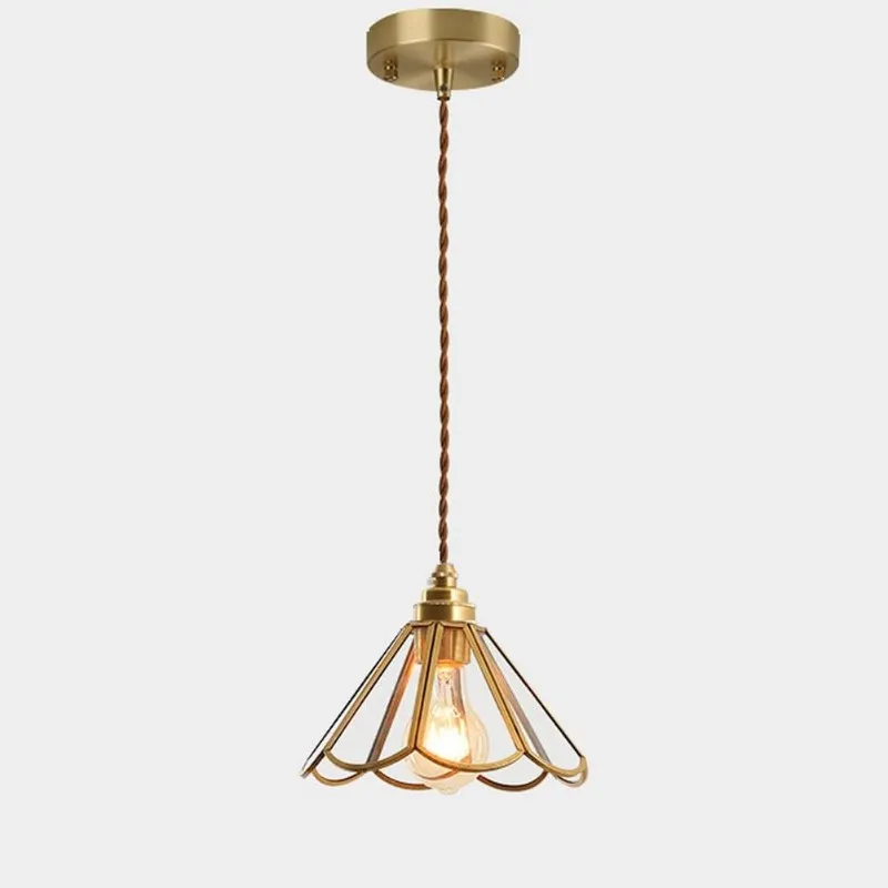Stained Glass Vintage Pendant Light