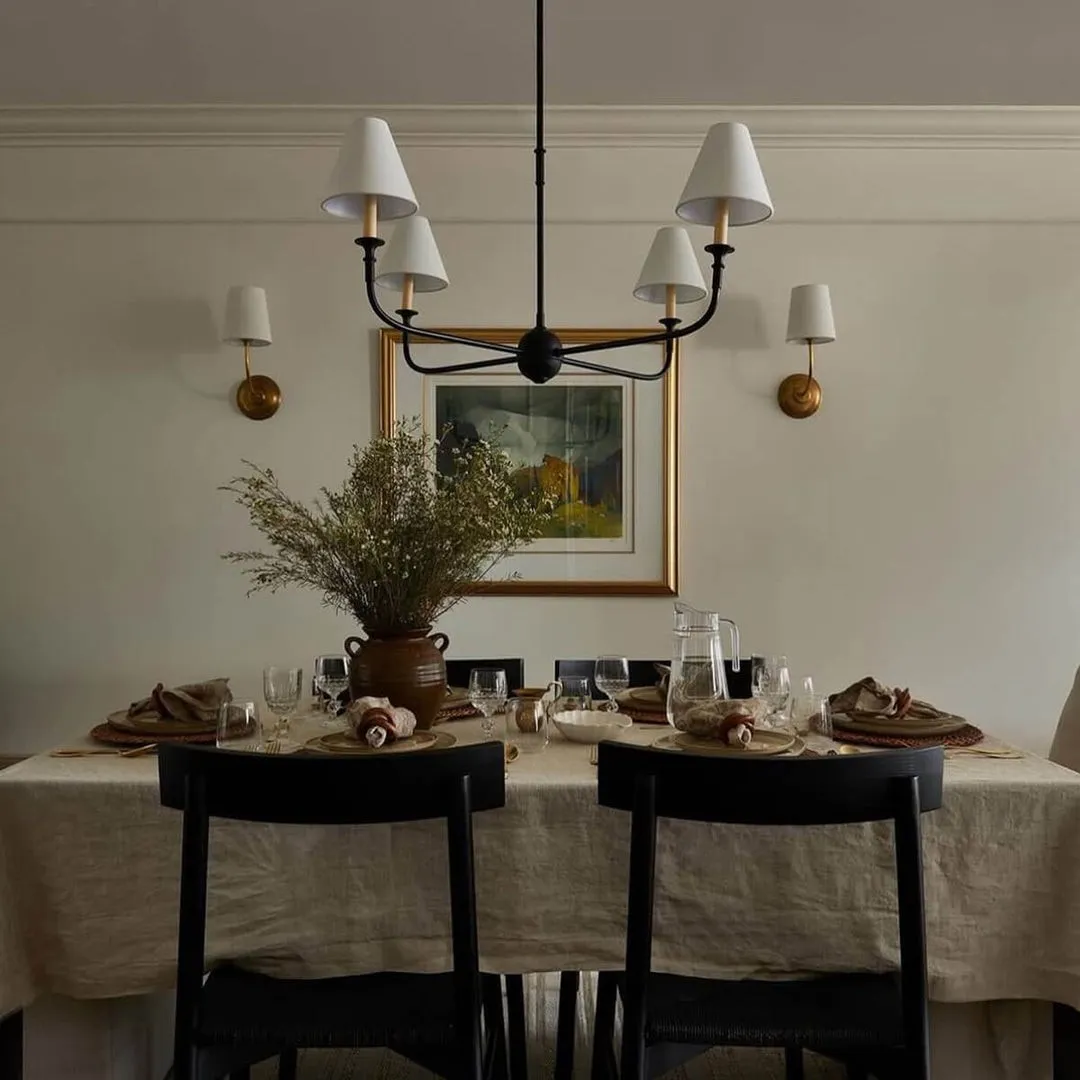 Piaf Geometric Metal Chandelier – Industrial Style for Dining Room T198