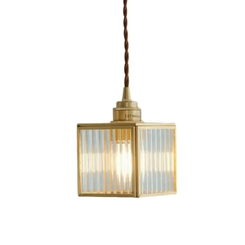 Japanese Vintage Begonia Glass Pendant Light