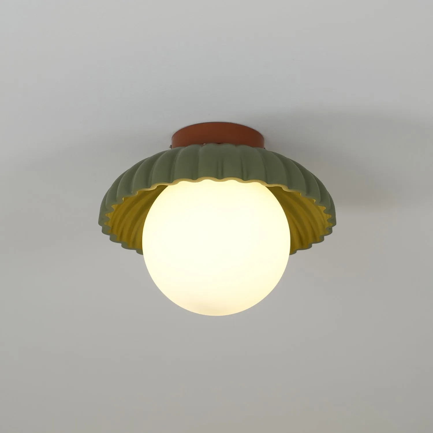 Alien Cream Glass Ceiling Light - Modern Nordic Ceiling Fixture M77