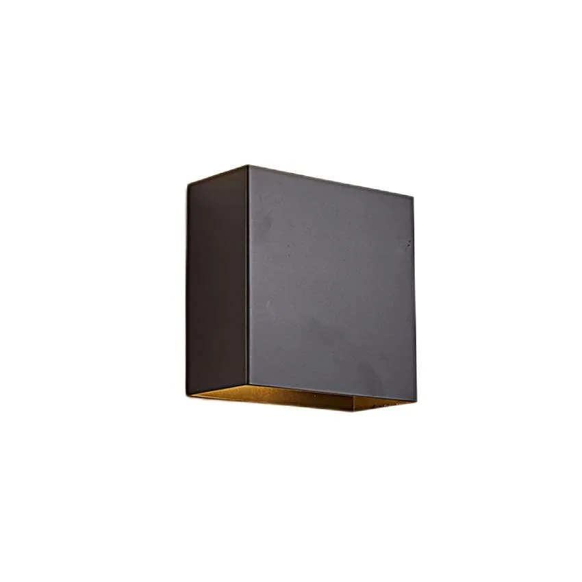 Aluminum Minimalist Style LED-6W Cube Wall Light For Bedroom