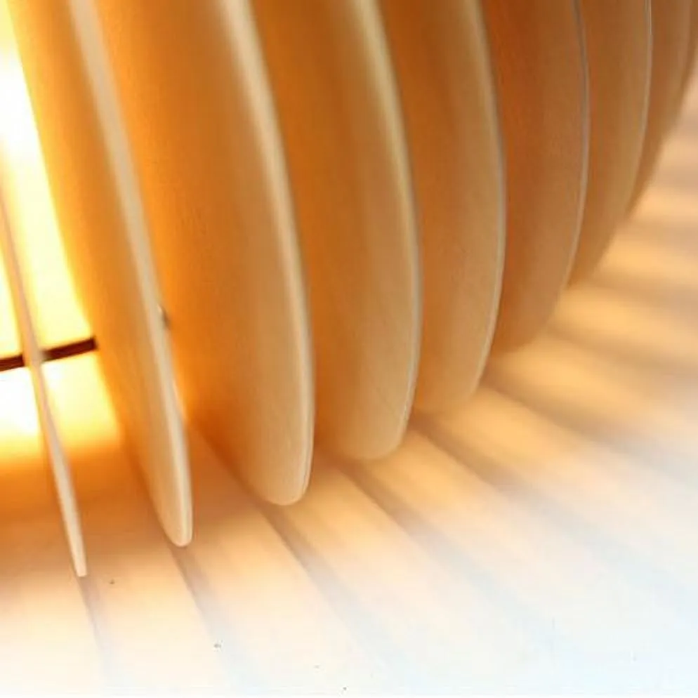PIE Wooden Pendant Light