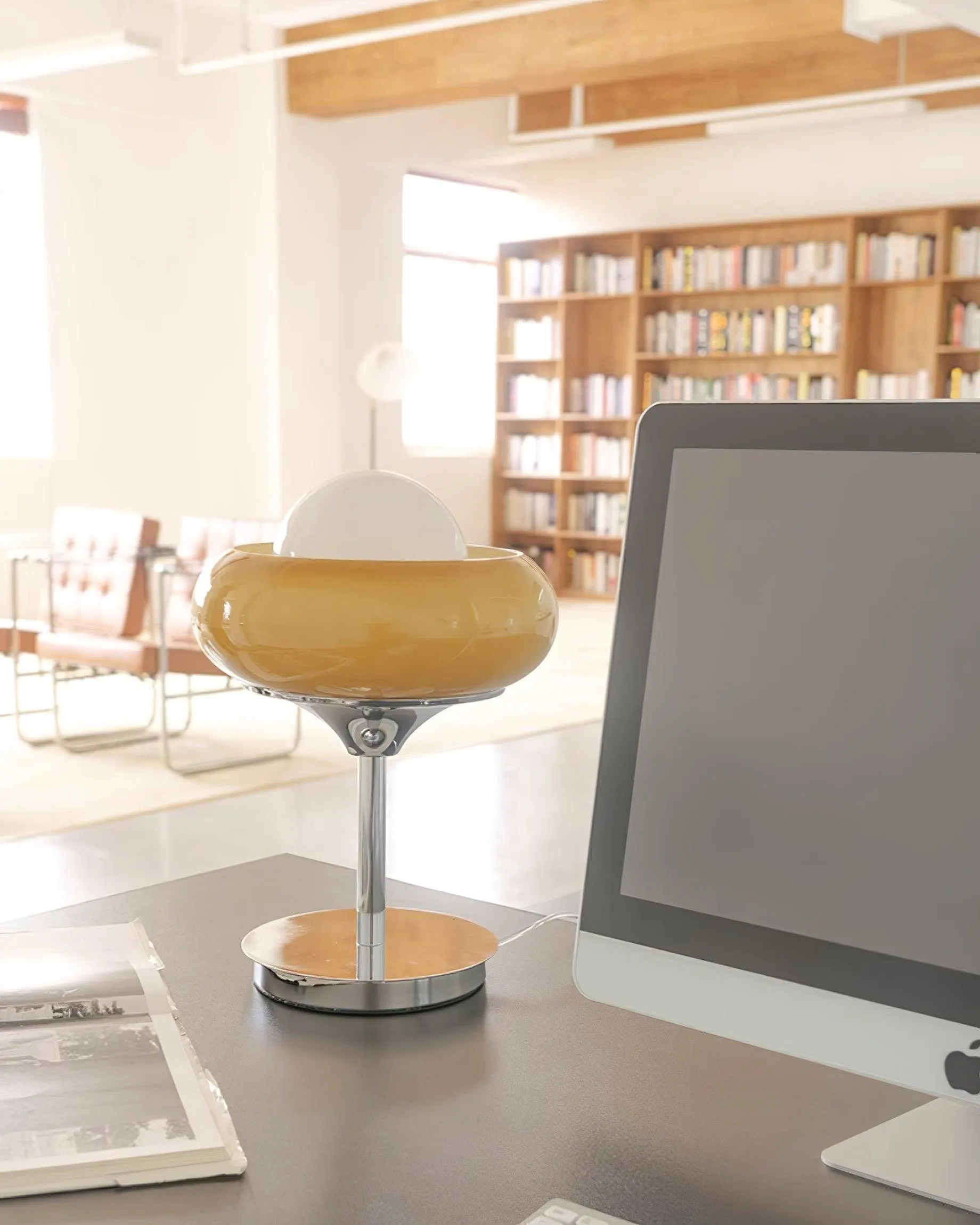 Vintage Cream Table Lamp for Bedroom M54