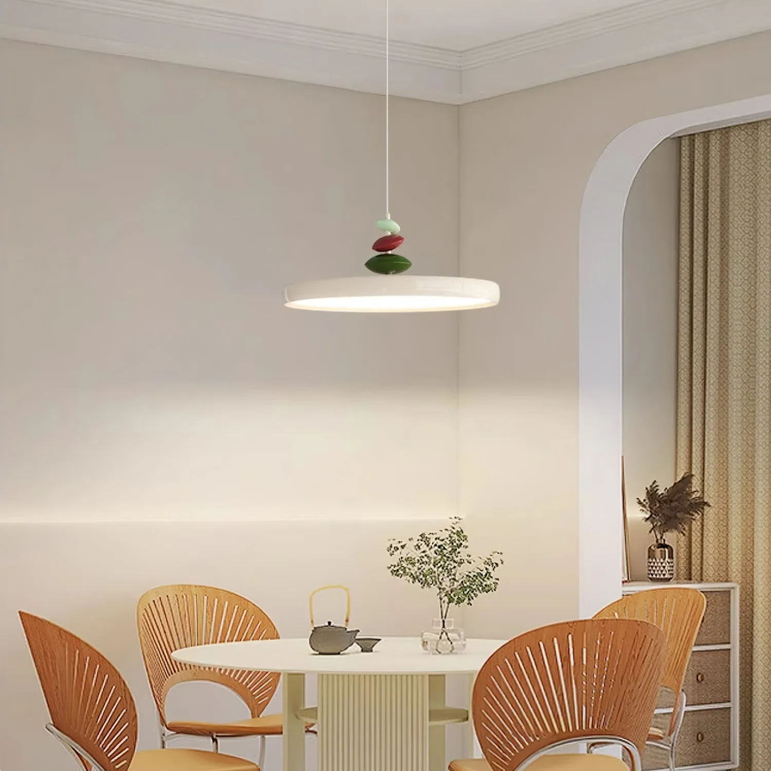 Nordic UFO Colorful LED Pendant Light M483