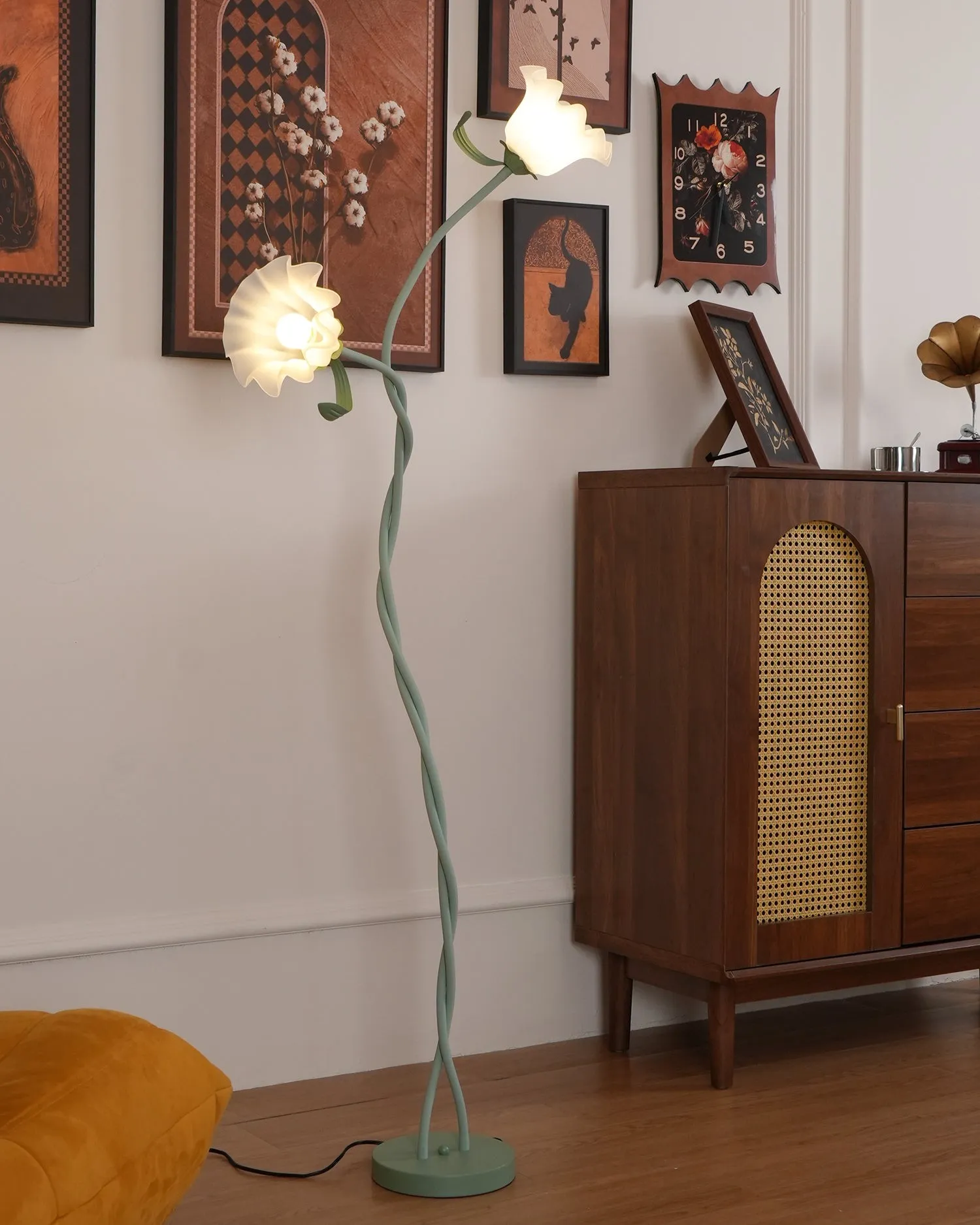 Creative Multi-Head Winding Flower Shape Floor Lamp M75