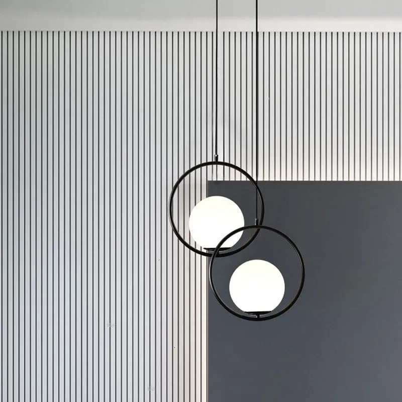 Halozen Pendant Lamp - Elegant Metal and Glass Pendant for Living Room