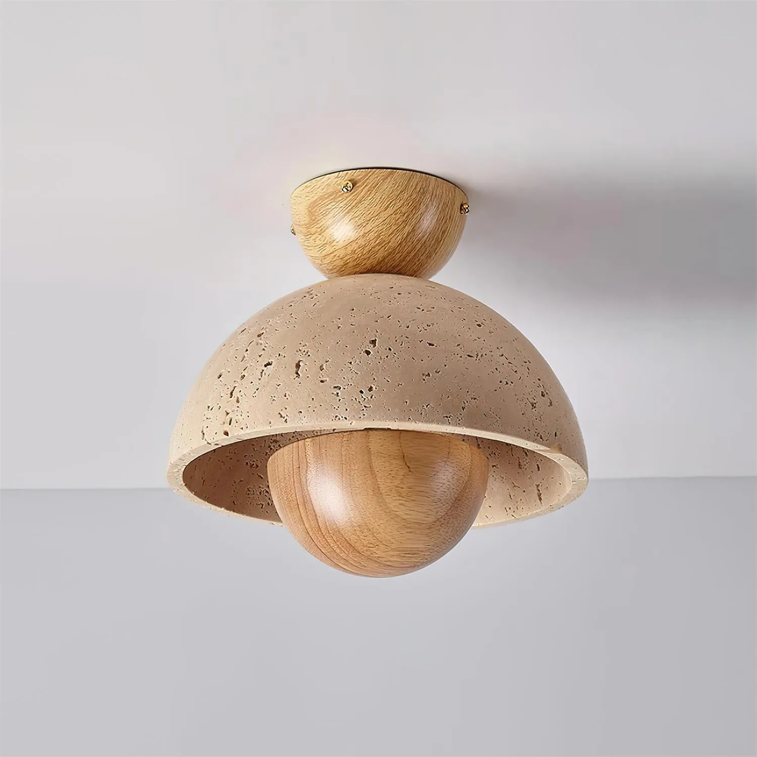 Japanese Wooden Inverted Ceiling Light M88