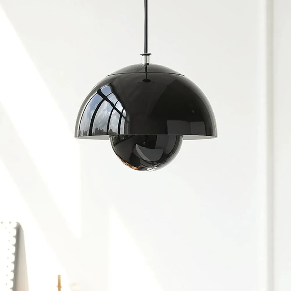 Scandinavian Metal Flower Pendant Light - Living Room Fixture S97