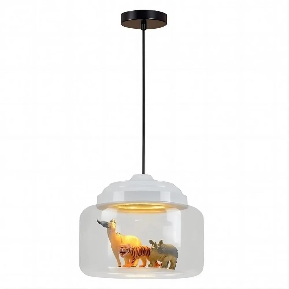 Creative Little Zoo Glass Pendant Light S91