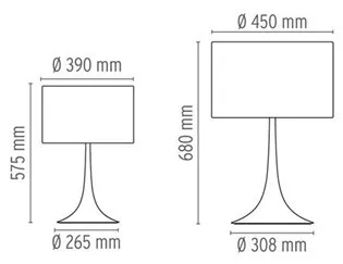 Spun Light Table Lamp