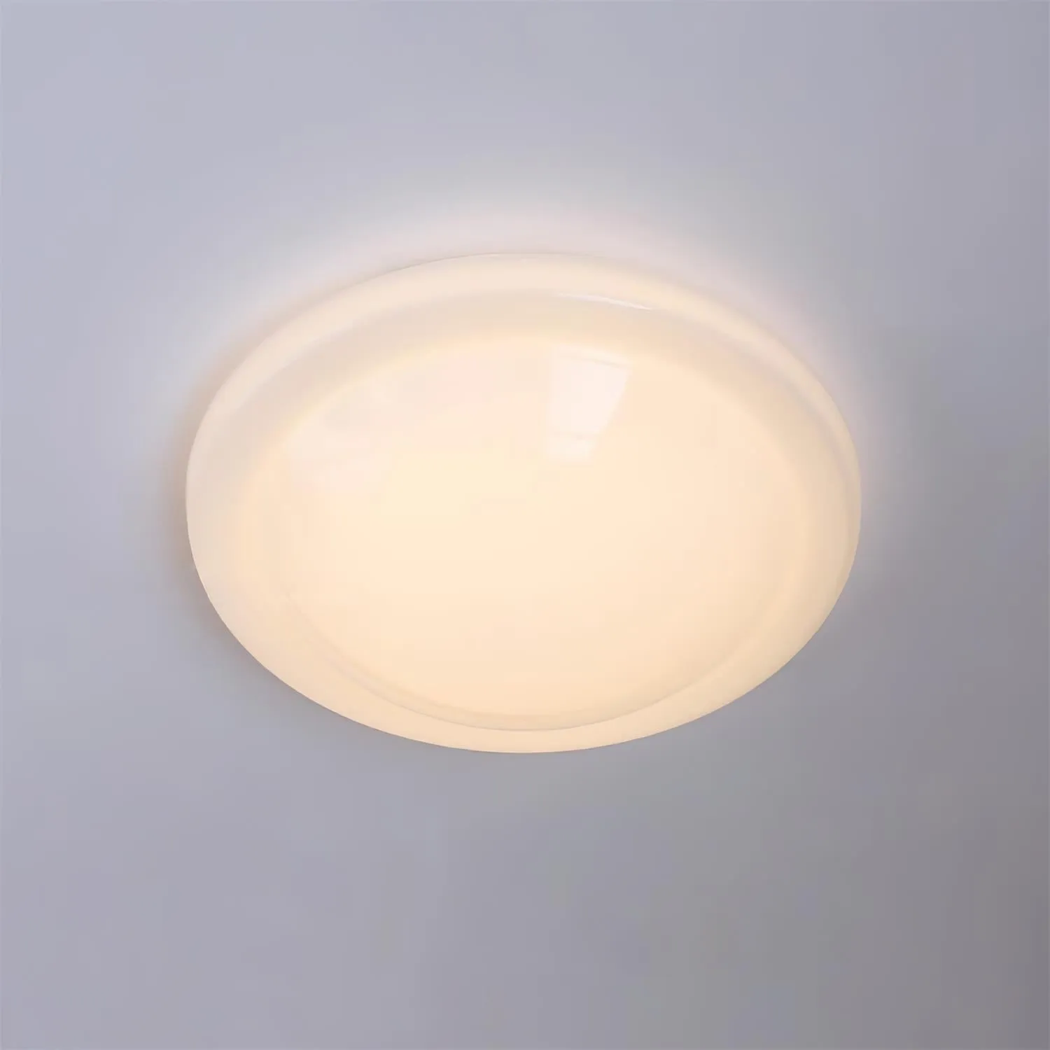 Modern Miminalist White Glass Led Ceiling Lamp M307